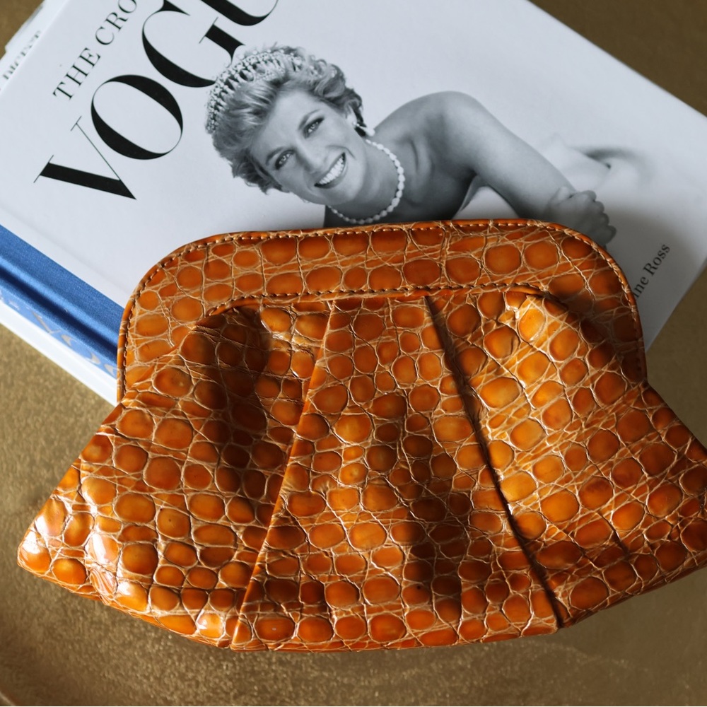 Lauren Merkin Snakeskin Clutch